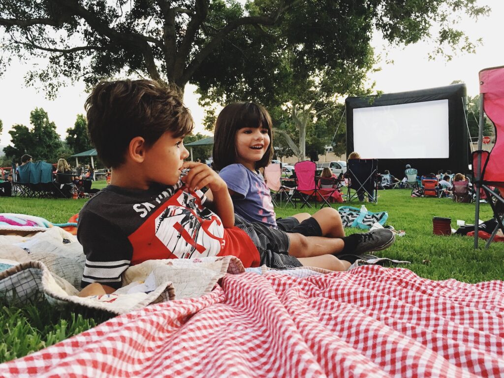Picnic and movie in the park pearland